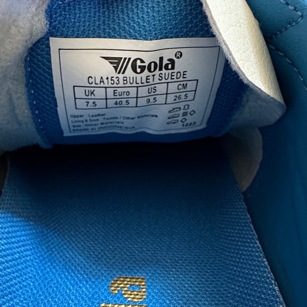 Gola Bullet Suede Sneakers- Women’s 9.5 - Picture 7 of 7